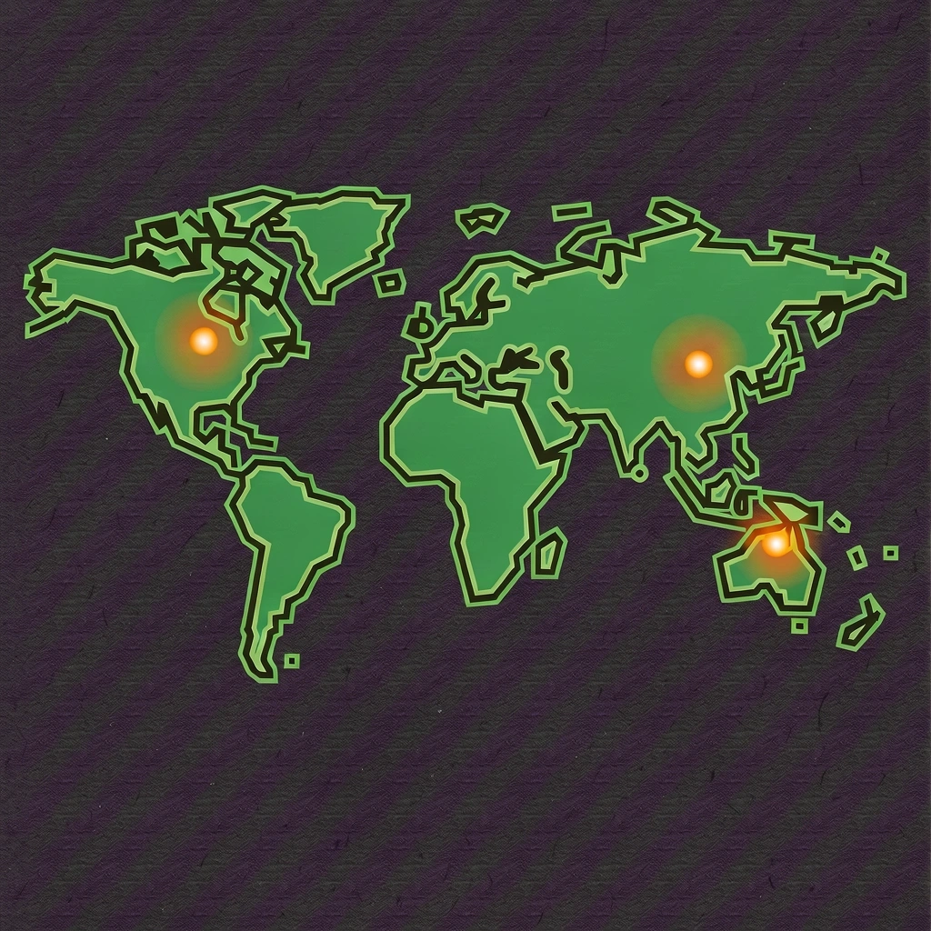 Global sourcing map